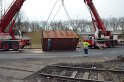 LKW umgestuerzt Niehler Hafen P272